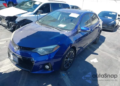 2015 Toyota Corolla S Plus from USA, damaged, VIN 5YFBURHEXFP263516